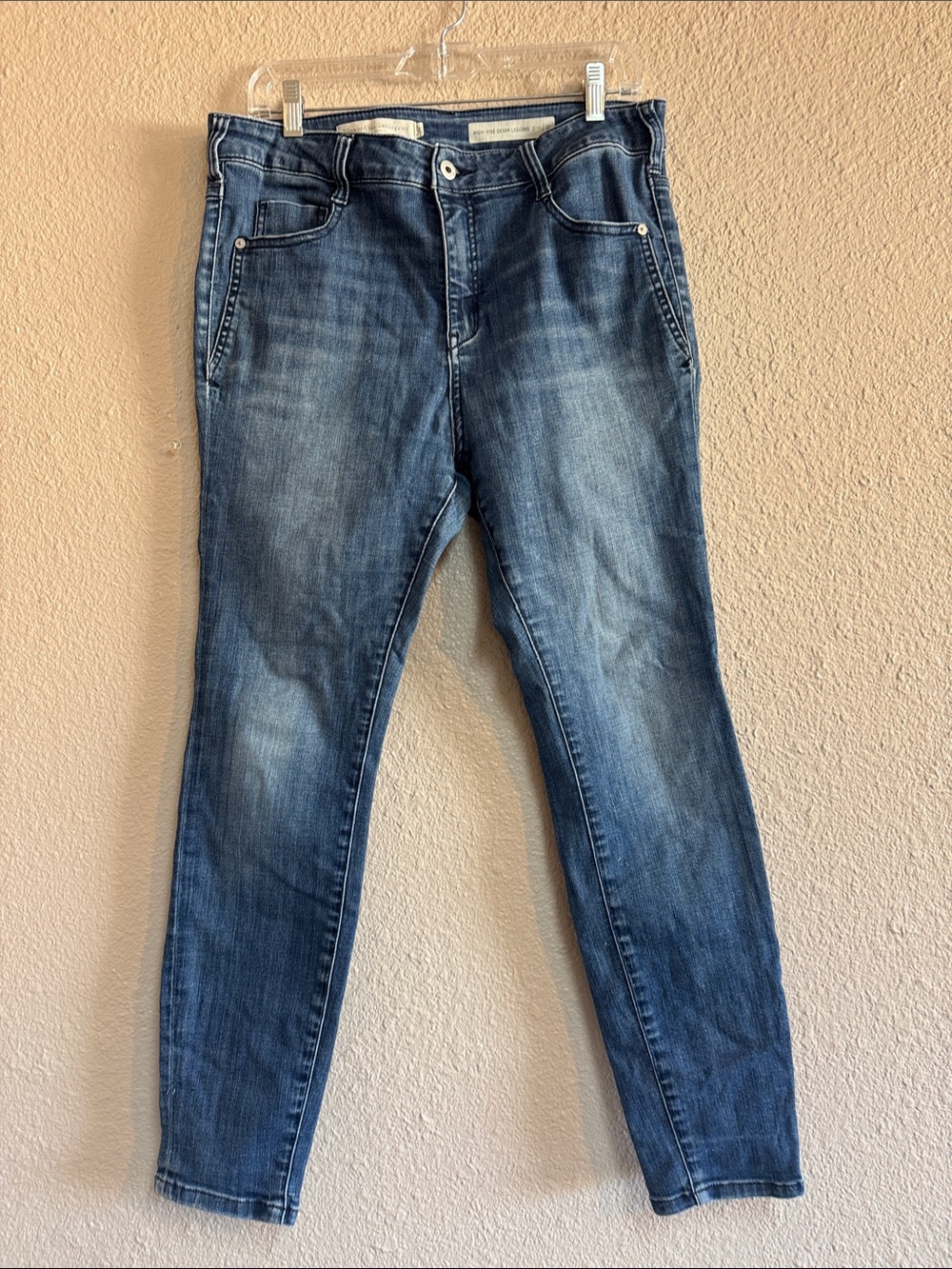 Pilcro Skinny Jeans in Medium Blue Wash